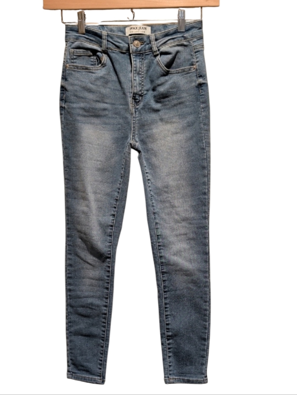 Wax Jean Light Blue High-Rise Skinny Jeans (#810)